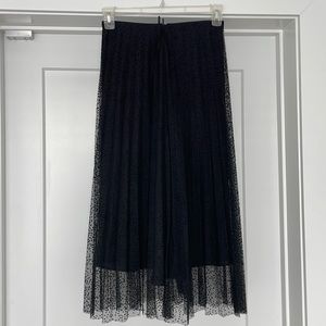 NWT Zara Long Black Skirt Size Small